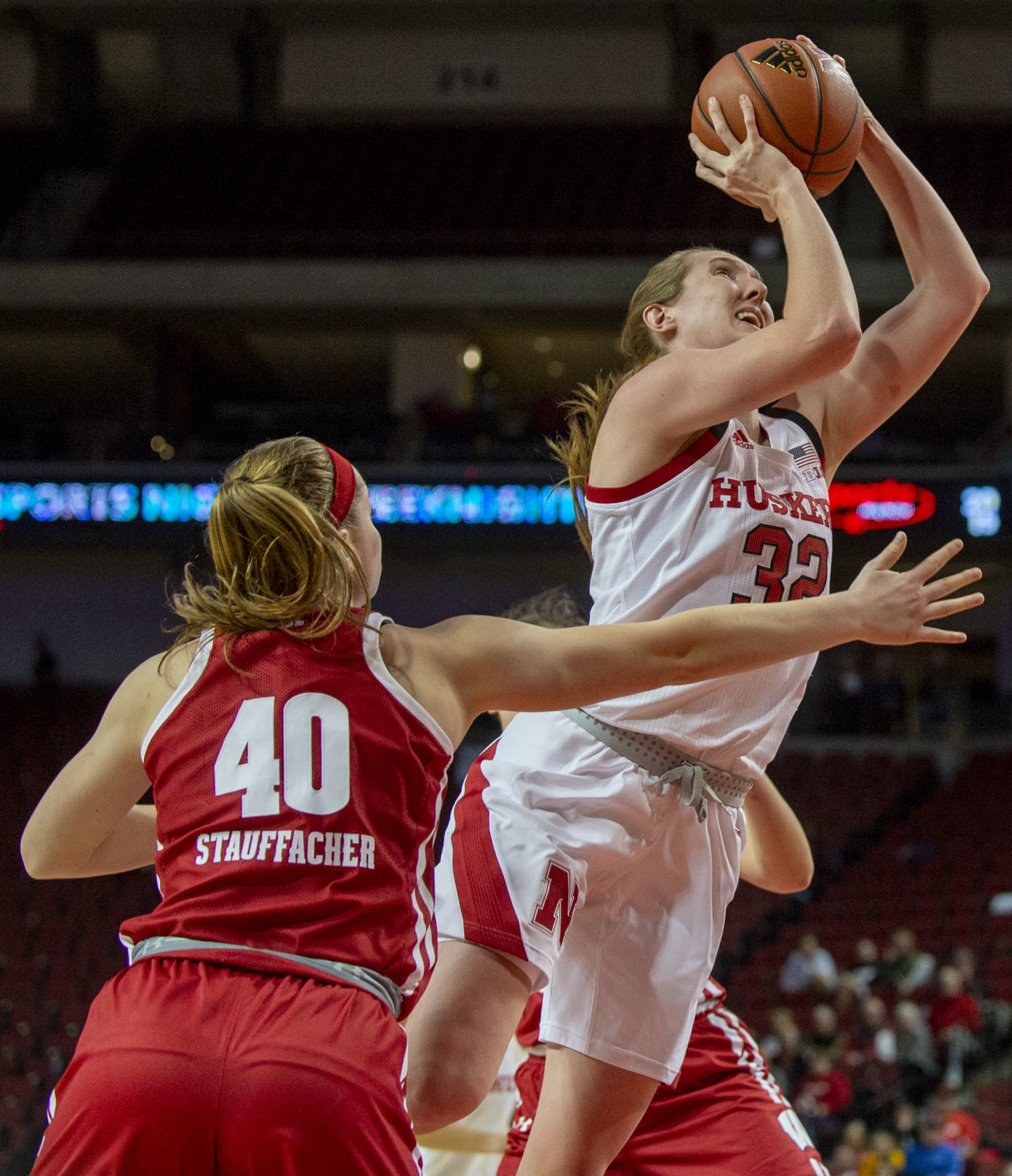 Nebraska vs. Wisconsin women's basketball, 1.9